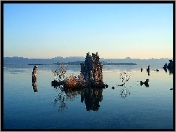 Kalifornia, Skały, Jezioro, Mono Lake